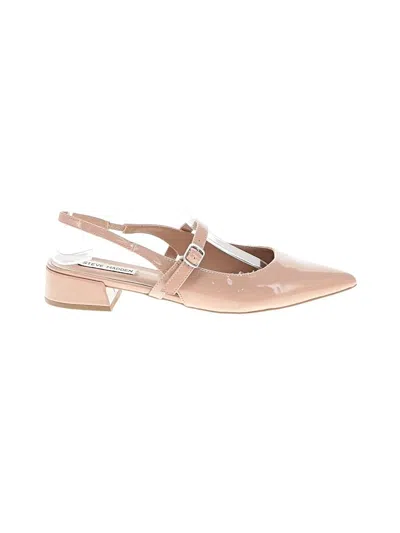 Pre-owned Steve Madden Flats In Tan