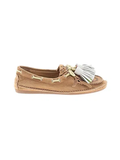 Pre-owned Steve Madden Flats In Tan