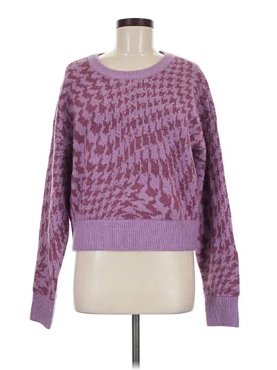 Pre-owned Steve Madden Fleece Jacket In Purple