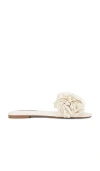 Steve Madden Flo Sandal In 骨色皮革