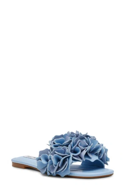 Steve Madden Flo Slide Sandal In Blue