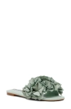 Steve Madden Flo Slide Sandal In Sage