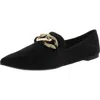 Steve Madden Flourish Womens Embellished Loafers In Black