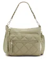 STEVE MADDEN FORREST NYLON QUILTED NORTH SOUTH CROSSBODY