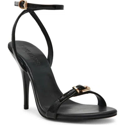 Steve Madden Foxx Ankle Strap Sandal In Black