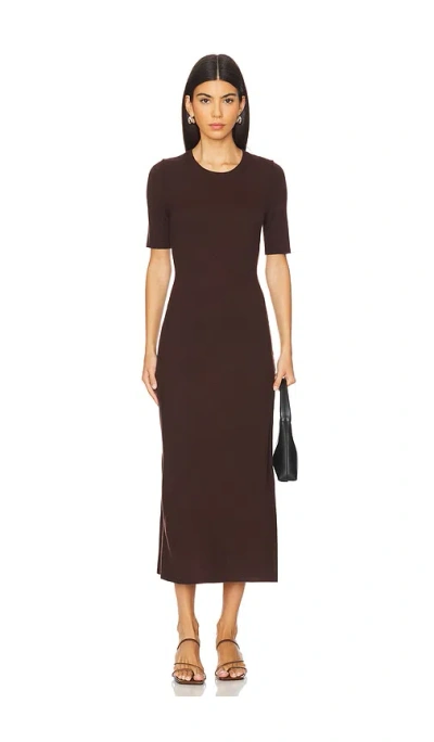 Steve Madden Francis Dress In Chocolate