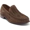 Steve Madden Gaetano Woven Loafer In Green
