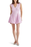 Steve Madden Gale Bubble Hem Sleeveless Minidress In Pink