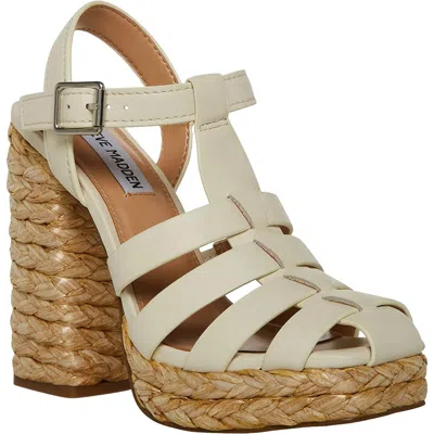 Steve Madden Gallery Womens Caged Leather Block Heel In Multi