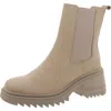 Steve Madden Garth Womens Leather Block Heel Chelsea Boots In Multi