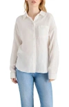 Steve Madden Gauze Button-up Shirt In Antique
