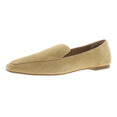 Steve Madden Gemmy Womens Suede Slip On Loafers In Neutral