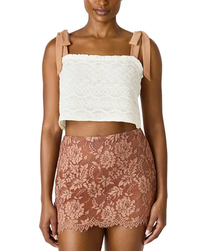 Steve Madden Georgiana Top In White