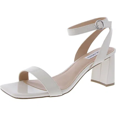 Steve Madden Gifted Womens Buckle Patent Block Heel In Multi