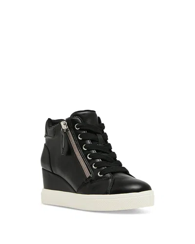 Steve Madden Kids' Jatomic Wedge High Top Sneaker In Blue
