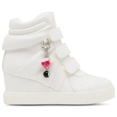 Steve Madden Kids' Girls Jmavis Wedge Sneaker In White