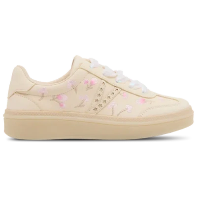 Steve Madden Kaelie (little Kid/big Kid) Girls Shoes Bone : 5 Big Kid M, Synthetic In White