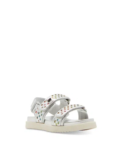 Steve Madden Girls' Tmona Sandals - Toddler, Little Kid In Silver Rainbow