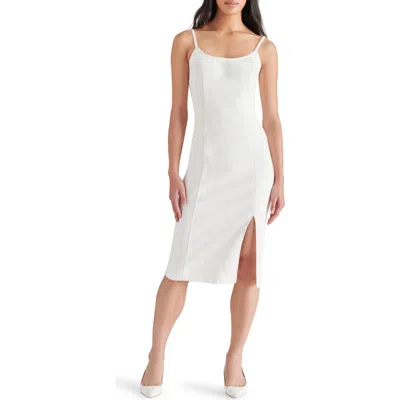 Steve Madden Giselle Denim Dress In White Wash