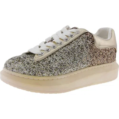 Steve Madden Glacer-g Womens Glitter Fashion Casual And Fashion Sneakers In Multi