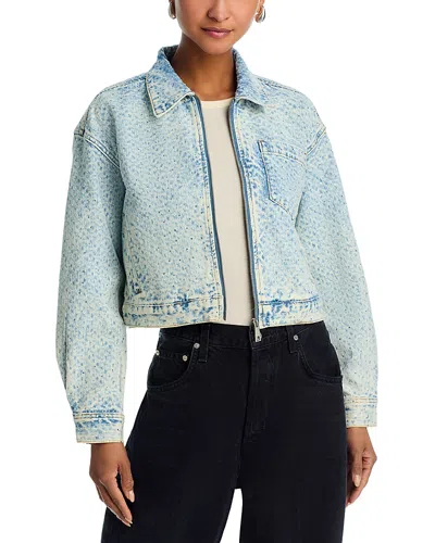 Steve Madden Glacia Denim Jacket In Light Blue