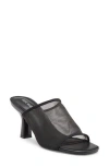 Steve Madden Gleam Mesh Sandal In Black