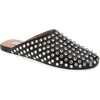 Steve Madden Glimmer Womens Rhinestone Manmade Mules In Rhinestone