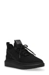 Steve Madden Glorify Platform Knit Sneaker In Black