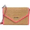 Steve Madden Glow Straw Crossbody Bag