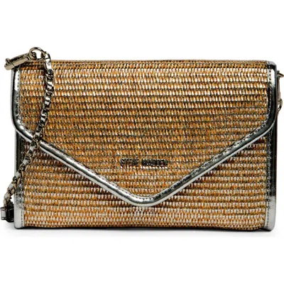 Steve Madden Glow Straw Crossbody Bag