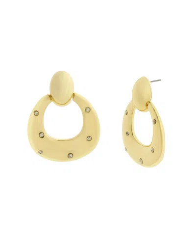 Steve Madden Gold Boho Doorknocker Earrings