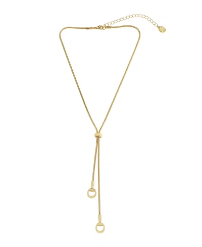 Steve Madden Gold Collegiate Link Y Necklace