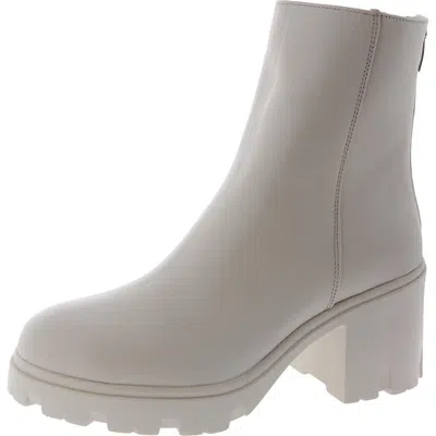 Steve Madden Goucho Womens Lug Sole Block Heel Chelsea Boots In Multi
