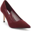 Steve Madden Griffen Pointed Toe Pump In Burgundy