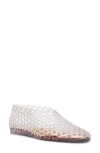 Steve Madden Grove Jelly Flat In Transparent