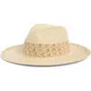 Steve Madden H-liza Braided Panama Hat In Natural