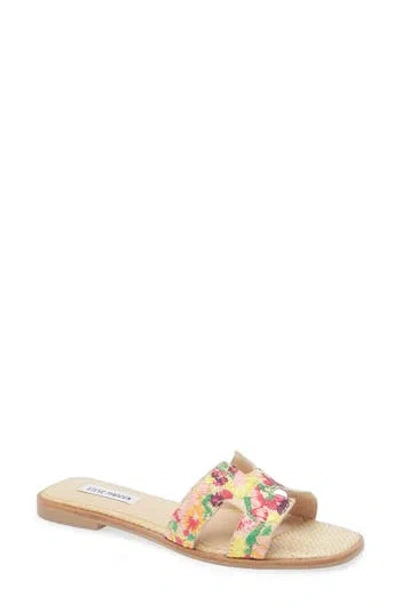Steve Madden Hadyn Floral Embroidered Slide Sandal