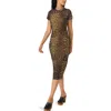 Steve Madden Hailee Print Dress In Animal Print