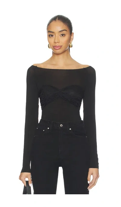 Steve Madden Hailey Top In Black