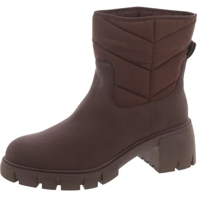 Steve Madden Haldan Womens Water Resistant Cold Weather Winter & Snow Boots In Brown