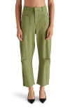 Steve Madden Haniel Barrel Pants In Burnt Olive