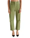 Steve Madden Haniel Barrel Pants In Burnt Olive