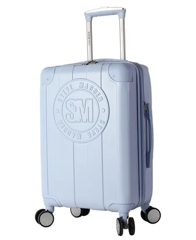 Steve Madden Hardside Small Expandable Spinner In Blue