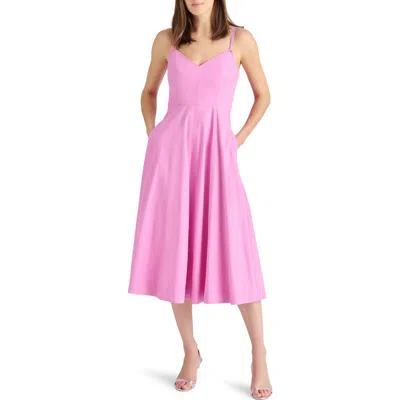 Steve Madden Harley Fit & Flare Midi Dress In Crocus