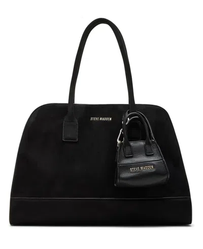 Steve Madden Harlii Large Satchel Bag In Black