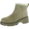 Steve Madden Hatcher Womens Block Heel Mid-calf Boots In Beige