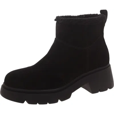 Steve Madden Hatcher Womens Block Heel Mid-calf Boots In Black