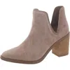 Steve Madden Havannah Womens Block Heel Pointed Toed Shooties In Brown