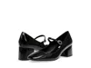 Steve Madden Hawke Mary Jane Women's Black Almond Toe Block Heel Zpo3897 In Black