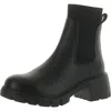 Steve Madden Hayle Womens Stretch Ankle Chelsea Boots In Black